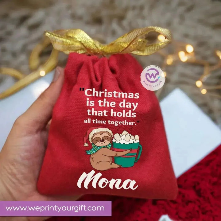 Gift Bags-Christmas -Names - WE PRINT