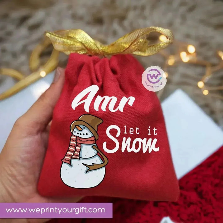 Gift Bags-Christmas -Names - WE PRINT