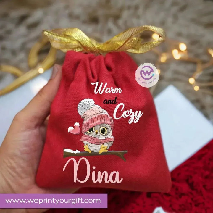 Gift Bags-Christmas -Names - WE PRINT