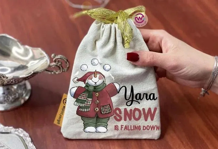 Gift Bags-Christmas -Snow - WE PRINT