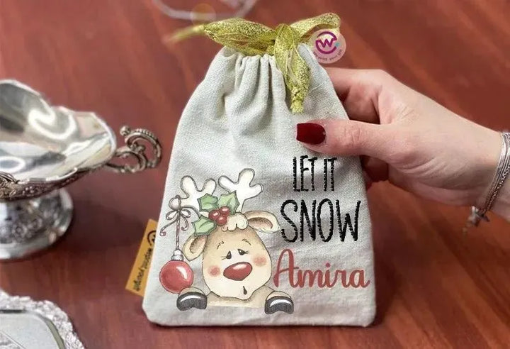 Gift Bags-Christmas -Snow - WE PRINT