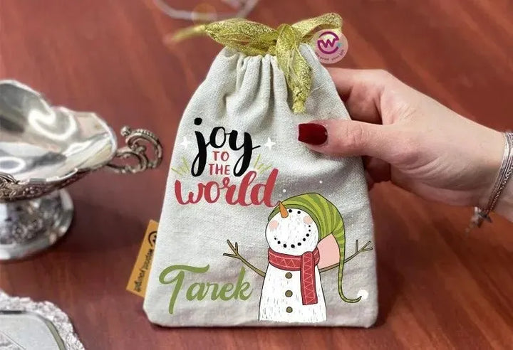 Gift Bags-Christmas -Snow - WE PRINT