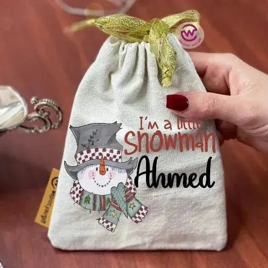 Gift Bags-Christmas -Snow - WE PRINT