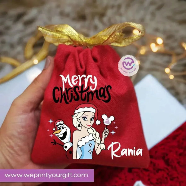 Gift Bags-Merry Christmas -Red - WE PRINT