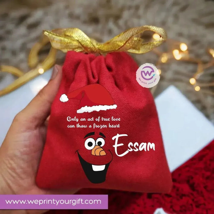 Gift Bags-Merry Christmas -Red - WE PRINT