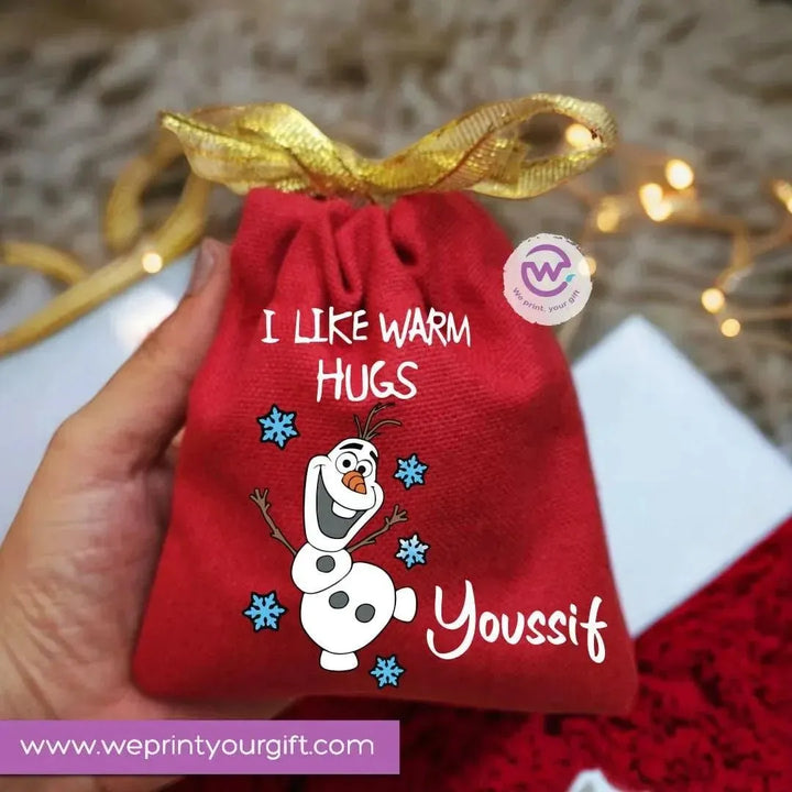 Gift Bags-Merry Christmas -Red - WE PRINT