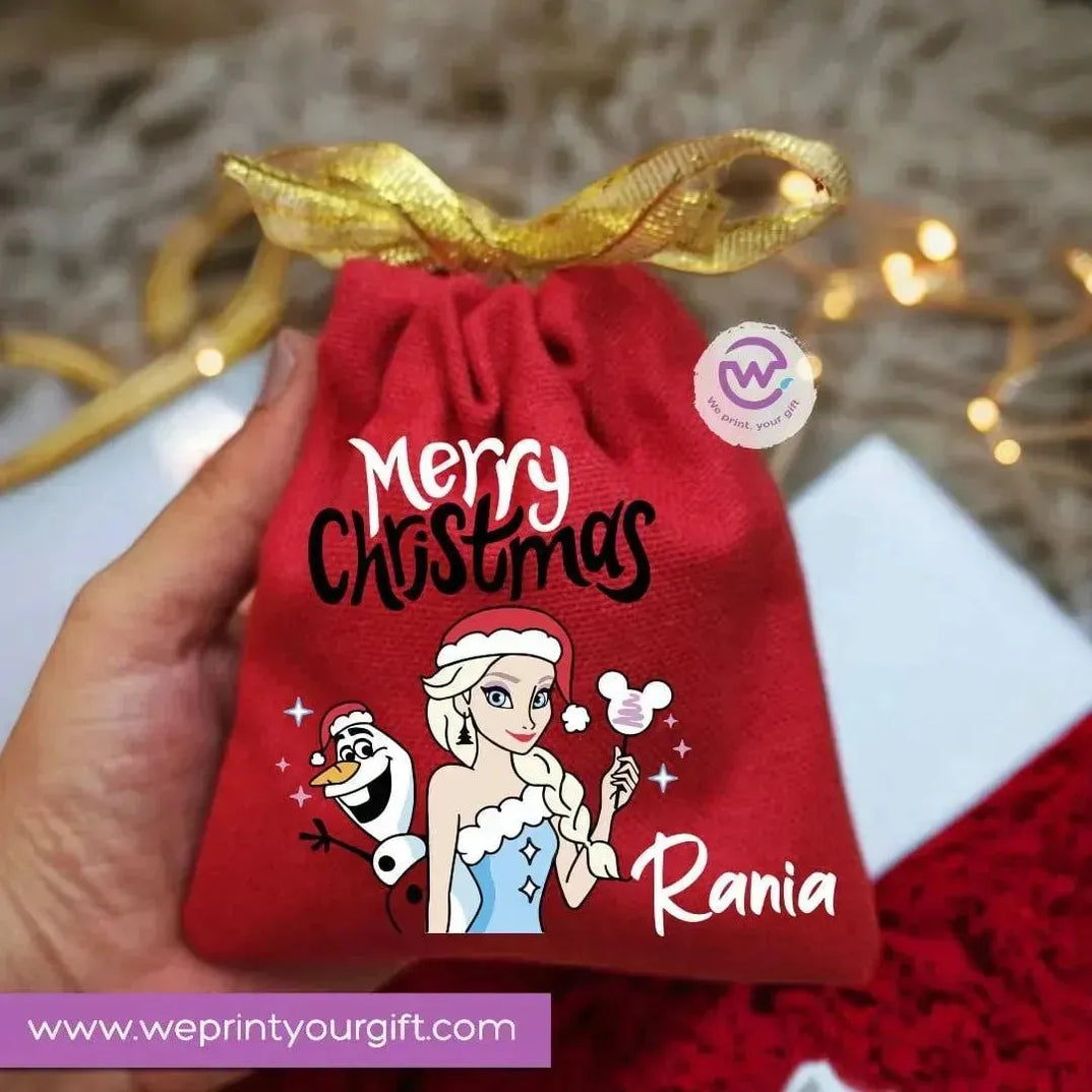 Gift Bags-Merry Christmas -Red - WE PRINT