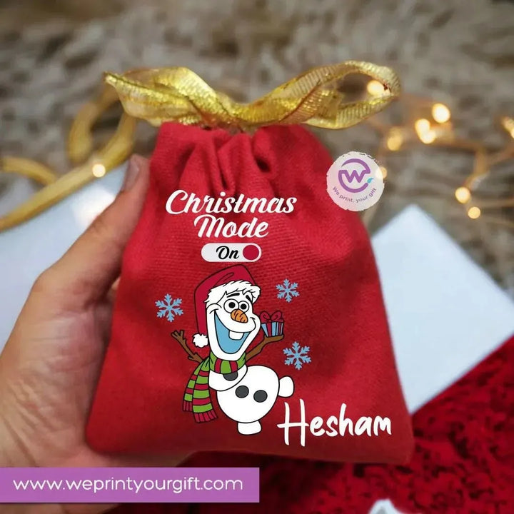 Gift Bags-Merry Christmas -Red - WE PRINT