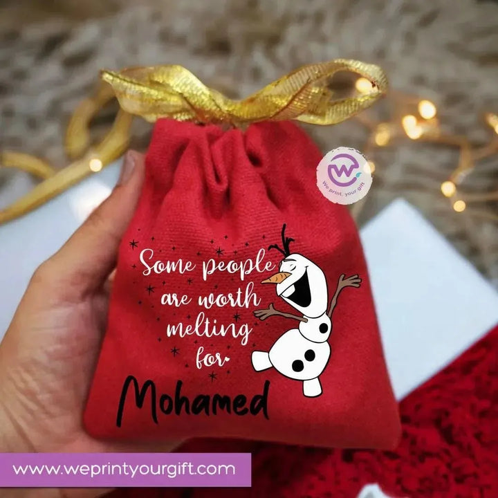 Gift Bags-Merry Christmas -Red - WE PRINT