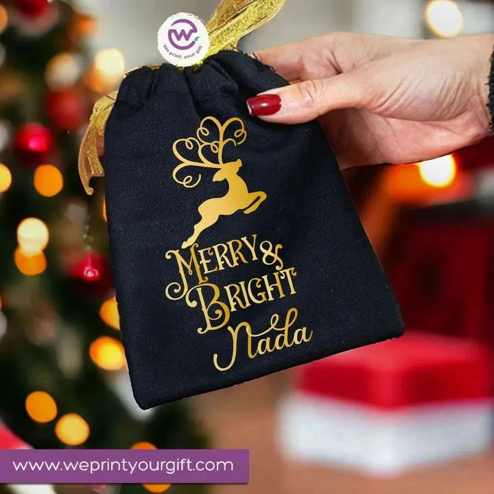 Gift Bags-New year 2024 - Christmas -Black - WE PRINT