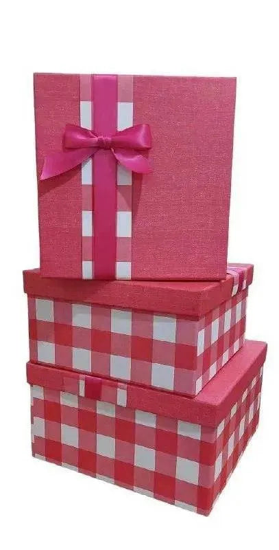 Gift Box - Red checks - WE PRINT