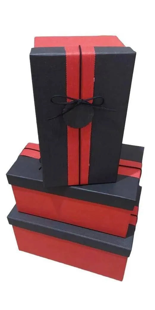 Gift Box - Red striped - WE PRINT