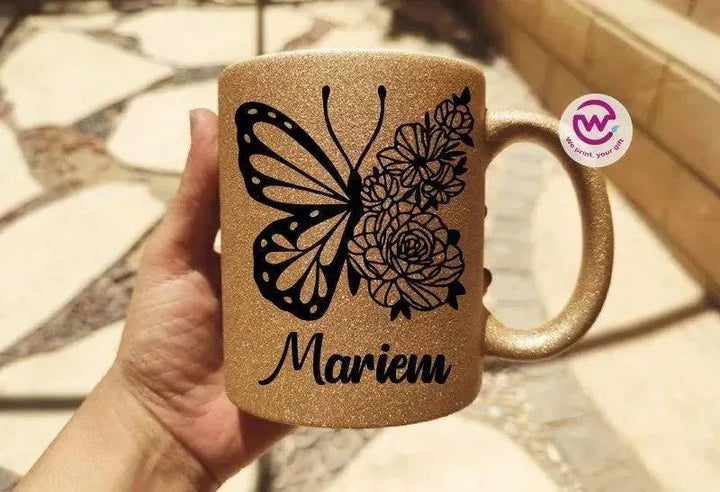 Glitter Mug - Boho - WE PRINT