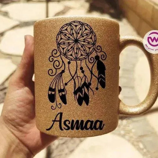 Glitter Mug - Boho - WE PRINT