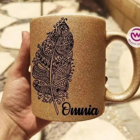 Glitter Mug - Boho - WE PRINT