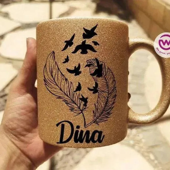 Glitter Mug - Boho - WE PRINT