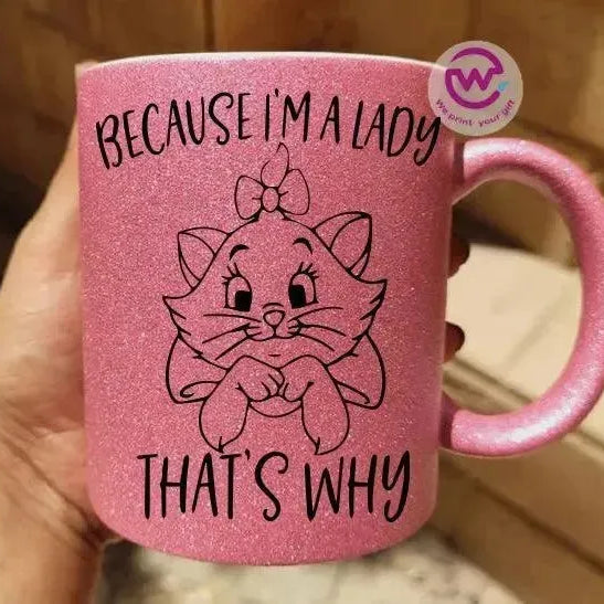 Glitter Mug - Cat Lovers - WE PRINT