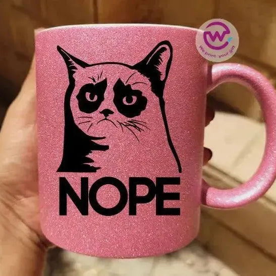Glitter Mug - Cat Lovers - WE PRINT