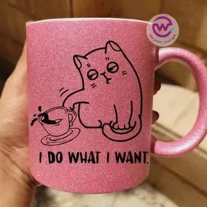 Glitter Mug - Cat Lovers - WE PRINT