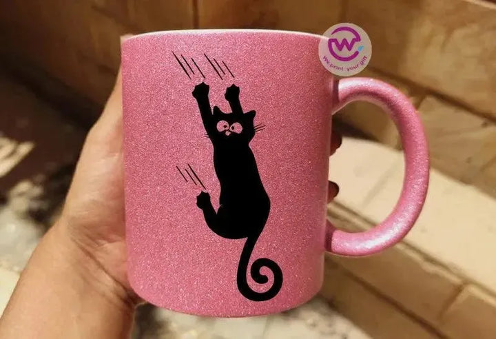 Glitter Mug - Cat Lovers - WE PRINT