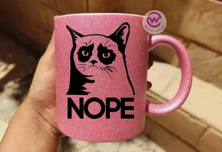 Glitter Mug - Cat Lovers - WE PRINT