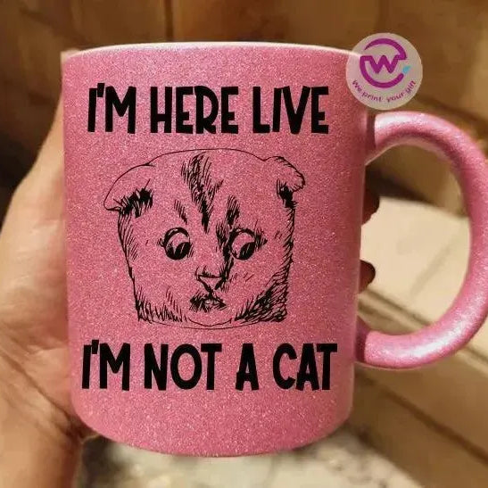 Glitter Mug - Cat Lovers - WE PRINT