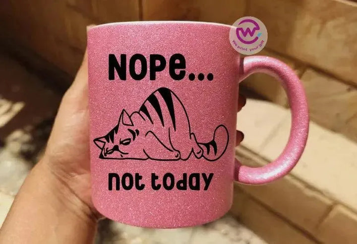 Glitter Mug - Cat Lovers - WE PRINT