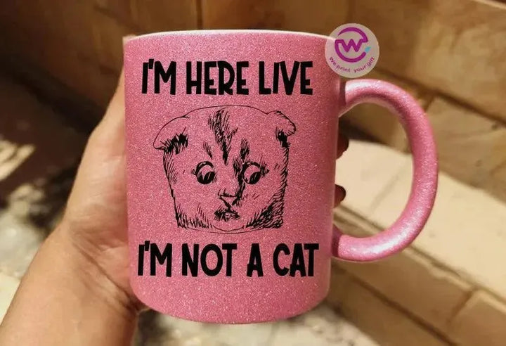 Glitter Mug - Cat Lovers - WE PRINT