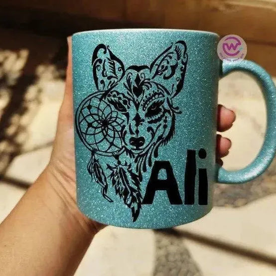 Glitter Mug - Inspirational Quotes A - WE PRINT