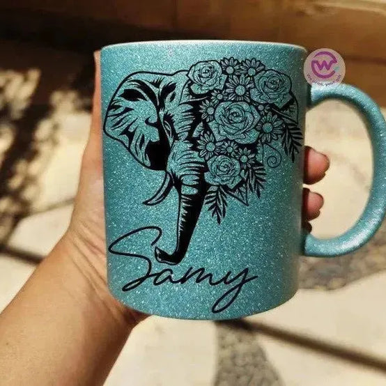 Glitter Mug - Inspirational Quotes A - WE PRINT