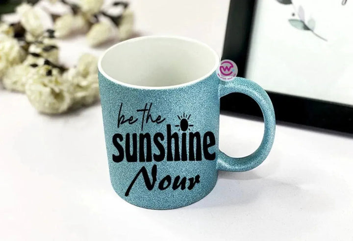 Glitter Mug - Inspirational Quotes C - WE PRINT