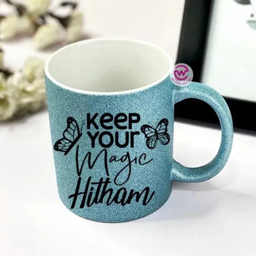 Glitter Mug - Inspirational Quotes C - WE PRINT