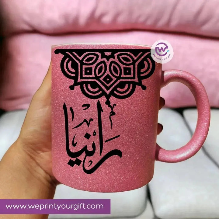 Glitter Mug - Mandala - WE PRINT