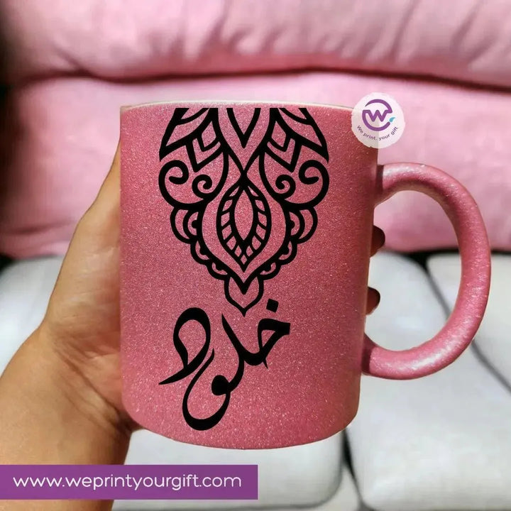 Glitter Mug - Mandala - WE PRINT