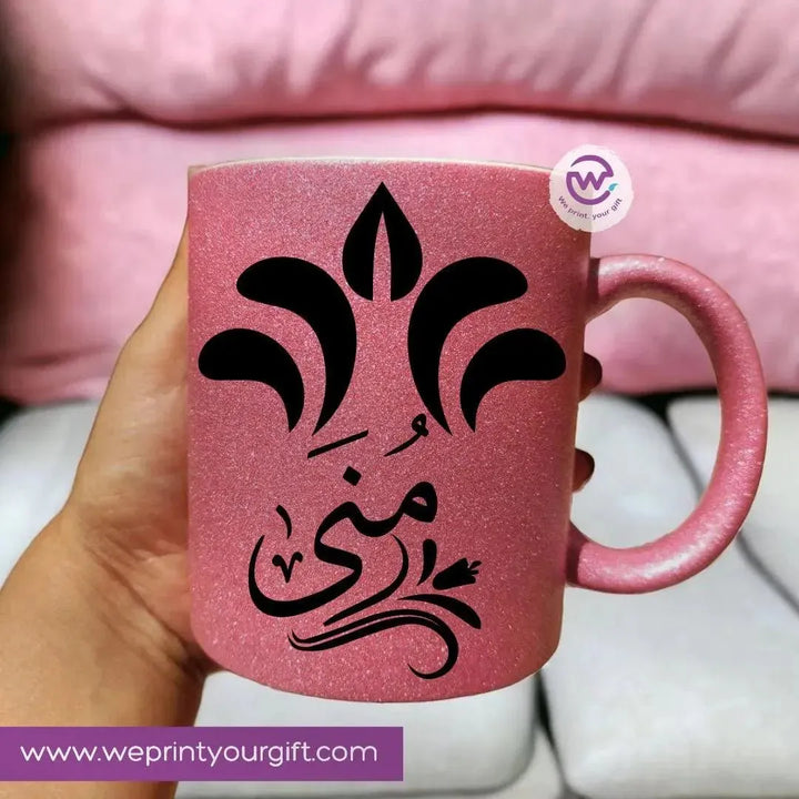 Glitter Mug - Mandala - WE PRINT