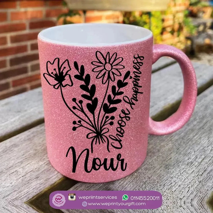 Glitter Mug - Motivation - WE PRINT