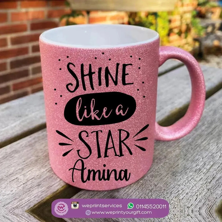 Glitter Mug - Motivation - WE PRINT