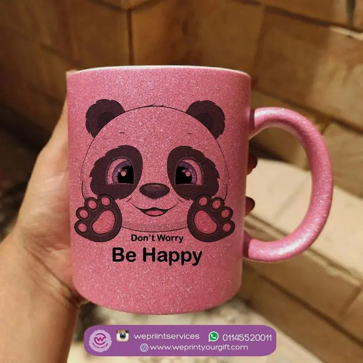 Glitter Mug - Panda Lovers - WE PRINT