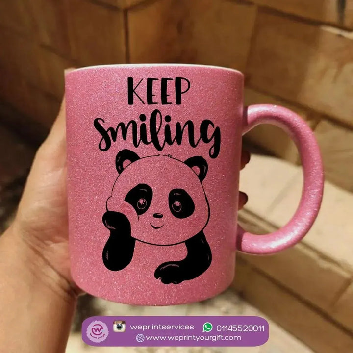 Glitter Mug - Panda Lovers - WE PRINT