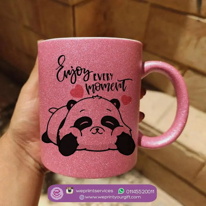 Glitter Mug - Panda Lovers - WE PRINT