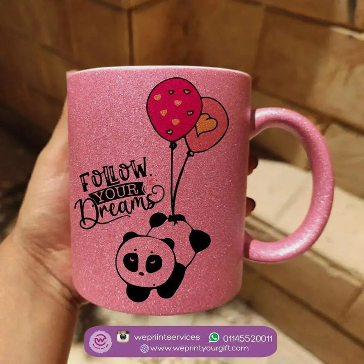 Glitter Mug - Panda Lovers - WE PRINT