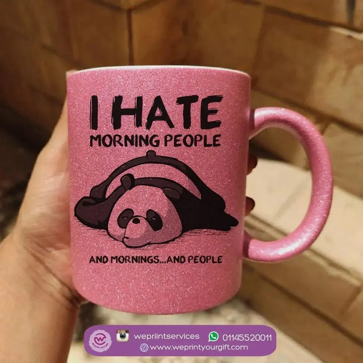 Glitter Mug - Panda Lovers - WE PRINT