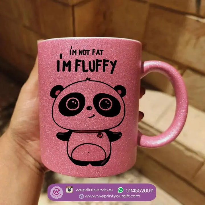 Glitter Mug - Panda - WE PRINT