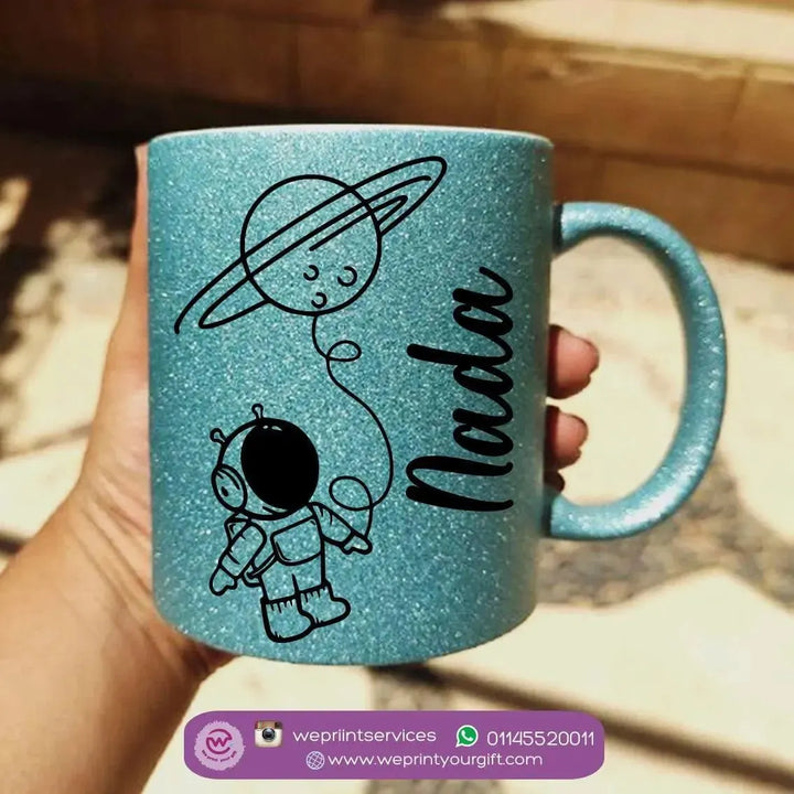 Glitter Mug - Space - WE PRINT