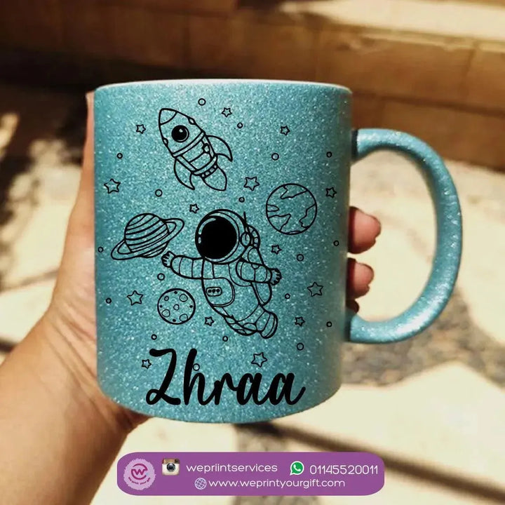 Glitter Mug - Space - WE PRINT