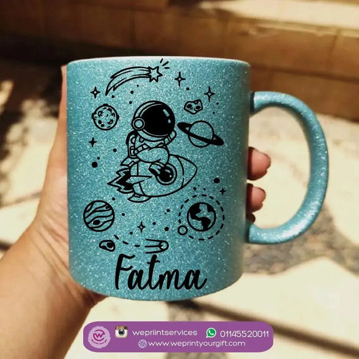 Glitter Mug - Space - WE PRINT