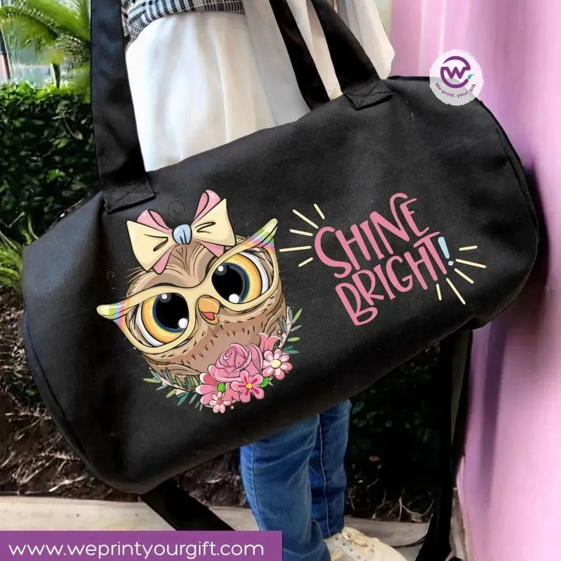 Gym Bag - Owl - WE PRINT