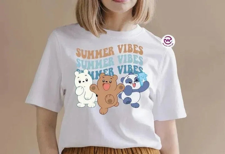 Half sleeve T-shirt-3 Bears - WE PRINT