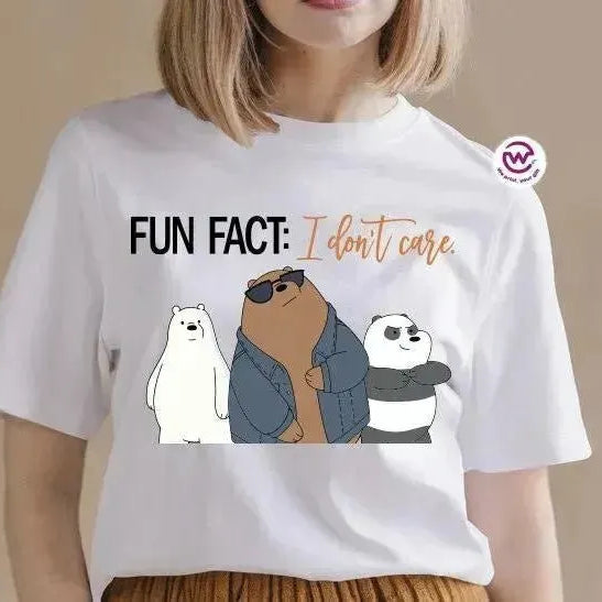 Half sleeve T-shirt-3 Bears - WE PRINT