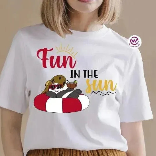 Half sleeve T-shirt-3 Bears - WE PRINT